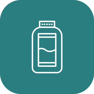 Benzersiz Batarya Vektörü Kabartma Simgesi