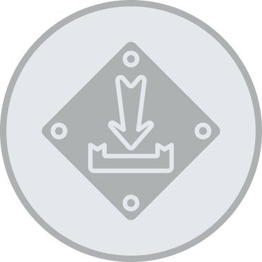 ok simgesinin vektör illüstrasyonu