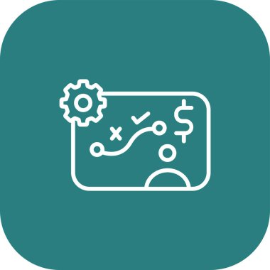 Para yönetimi ikonu. vektör illüstrasyonu