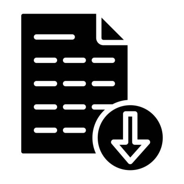 dosya simgesi, vektör illüstrasyonu