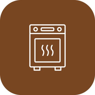 Fırın simge vektör çizim