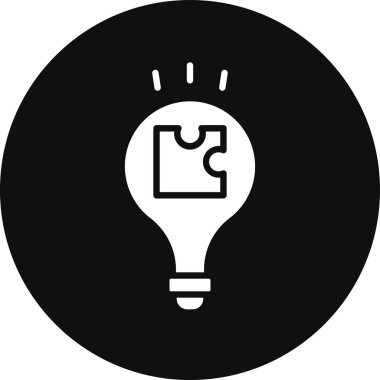 ampul simgesi vektör illüstrasyonu