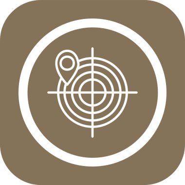 hedef simge vektör illüstrasyonu