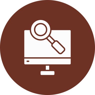 Ara. Web simgesi vektör illüstrasyonu