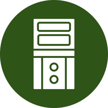 Modern eksiklik makinesinin vektör illüstrasyon simgesi