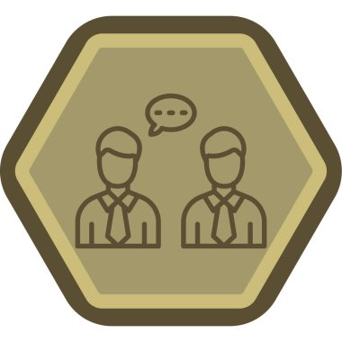 Bir grup insan simgesinin vektör çizimi