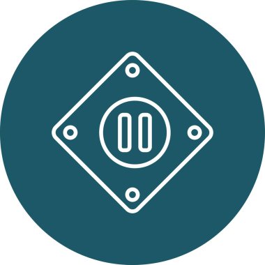 Modern b 'nin vektör illüstrasyonu eksik simgesi