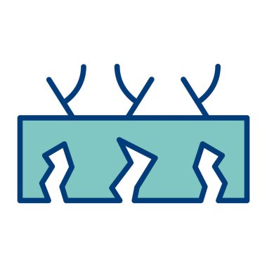 iki bayrak simgesi vektör illüstrasyonu