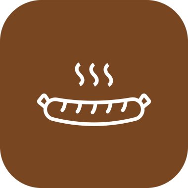 bbq ızgara simgesinin vektör illüstrasyonu