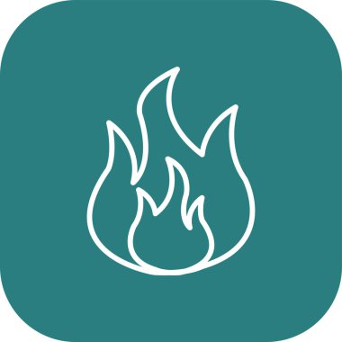 ateş simgesi izole, soyut arka gruplandırma