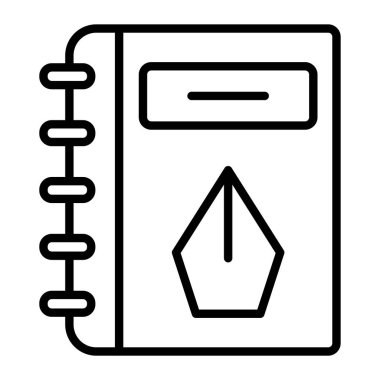 veri sunucusu simgesi ana hatları vektörü. veri sunucusu