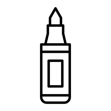 Bir kalemin vektör illüstrasyonu