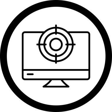 Modern simgenin vektör illüstrasyonu