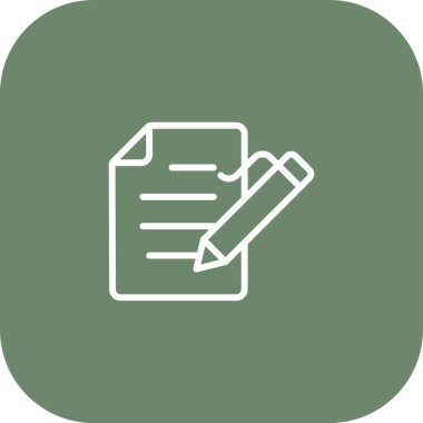 Belge simgesinin vektör illüstrasyonu