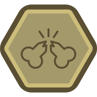 Bir çiçek yıldızının vektör çizimi