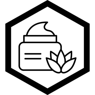 Yaprak simgesinin vektör illüstrasyonu