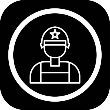 Vektör Avatar Simgesi illüstrasyonu