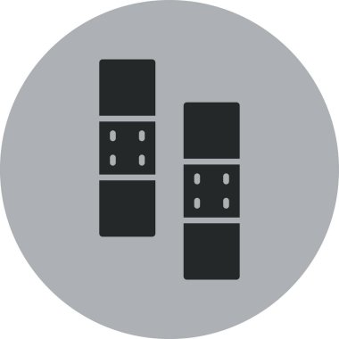 hap simgesi, basit vektör illüstrasyonu