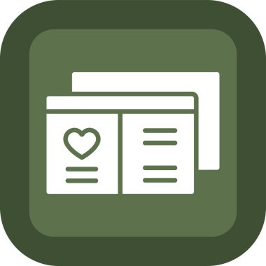 Vektör Kalp Simgesi illüstrasyonu