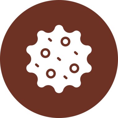 çerez simgesi vektör illüstrasyonu