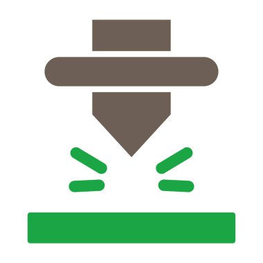 Vinç düz vektör simgesi