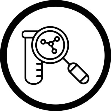 Büyüteç. Web simgesi basit tasarım