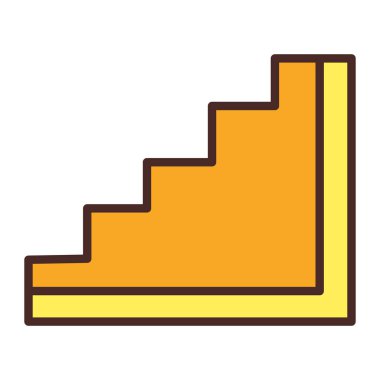 çubuk grafik simgesi, vektör çizimi