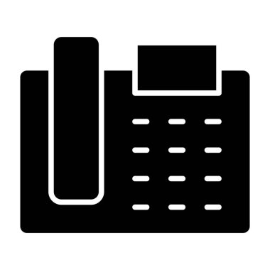 Hesap makinesi vektör simgesi düz simgesi