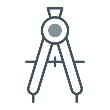 Teleskop simgesi. Web için teleskop vektör simgelerinin basit illüstrasyonu