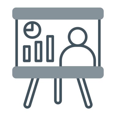 iş simgesi vektör illüstrasyonu