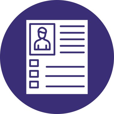 İş simgesinin vektör illüstrasyonu