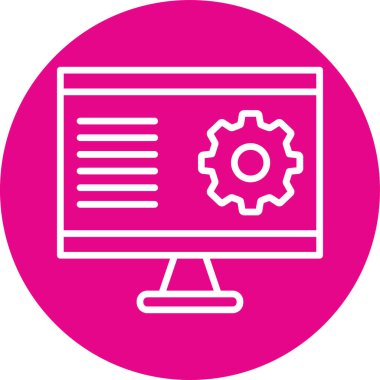 seo modern simgesinin vektör illüstrasyonu