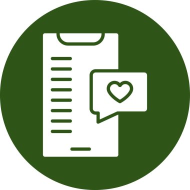 Arayüzün basit ve minimalist vektör tipi