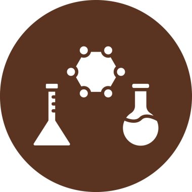 Kimyasal test simgesinin vektör çizimi