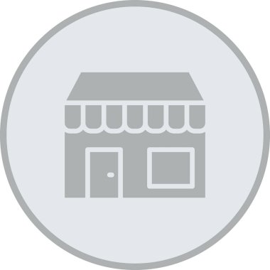 mağaza ikonu taslak biçiminde