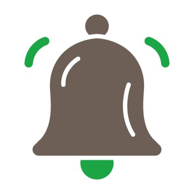 Çan simgesi vektör illüstrasyonu