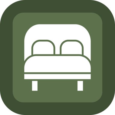 Otel simgesi, vektör illüstrasyonu