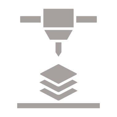 Vinç düz vektör simgesi