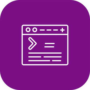 Geliştirme için Web simgesi. Vektör çizim