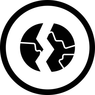 Siyah ve beyaz simgesinin vektör illüstrasyonu