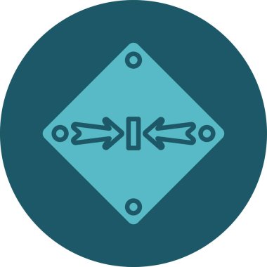 ok simgesinin vektör illüstrasyonu