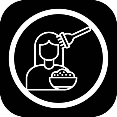 vektör besin simgesi illüstrasyonu