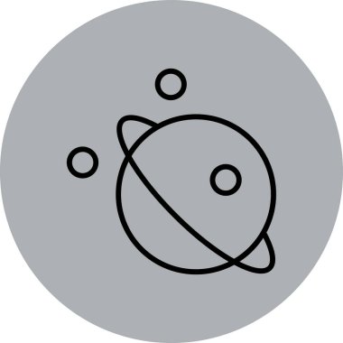 Gezegen simge vektör çizim