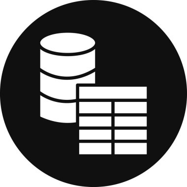 veritabanı simgesi, vektör resimleme