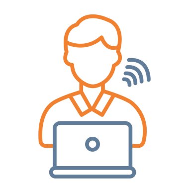 WiFi bağlantı vektör çizim