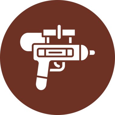 Silah. Web simgesi basit illüstrasyon