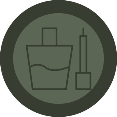 Modern simgenin vektör illüstrasyonu