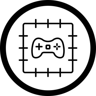 oyun simgesi vektör çizimi