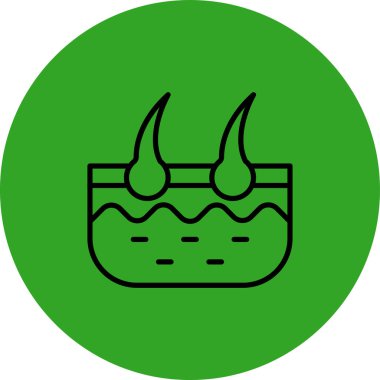 Sıcak sıcak kahve fincanı simgesi daire şeklinde