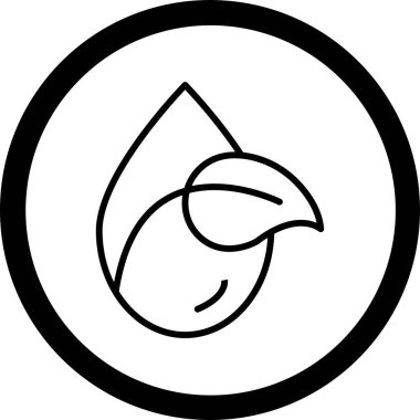 Balık. Web simgesi basit illüstrasyon